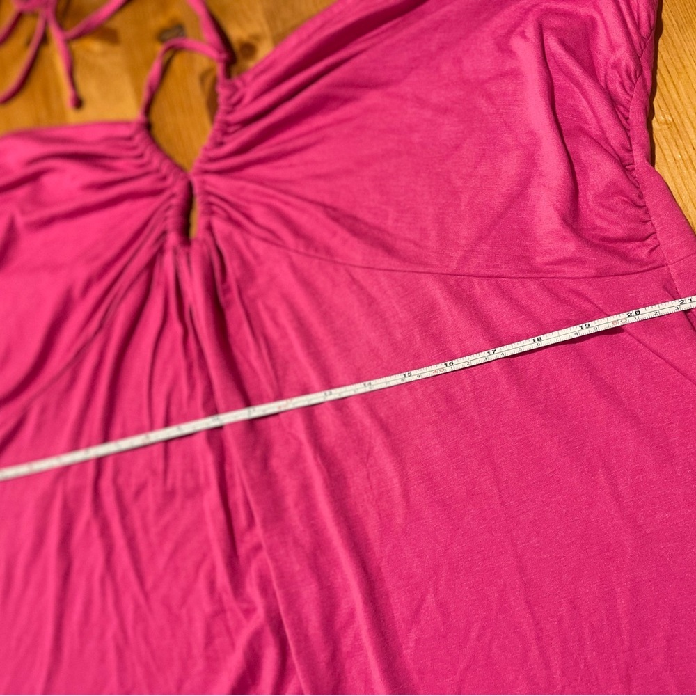 Venus Pink Halter Dress - Picture 5 of 10